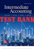 TEST BANK For Intermediate Accounting, 11th Edition by David Spiceland, Mark Nelson, Wayne Thomas, Jennifer. All Chapters 1-21.