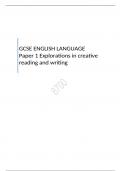GCSE ENGLISH LANGUAGE Paper 1 Explorations in creative reading and writing  INSERT  FOR  JUNE 2023