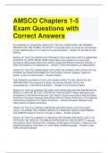 AMSCO Chapters 1-5 Exam Questions with Correct Answers (1)