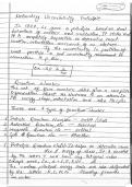Summary -  Chemistry (Heisenberg uncertainty principle)
