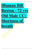 iHuman Bill Buxton - 72 yrs Old Male CC: Shortness of breath