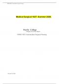 Medical Surgical 102T -Summer 2020.