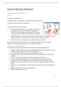 Samenvatting ziekteleer deel gastro-intestinale ziekteleer (18/20)