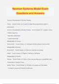 Neuman Systems Model Exam Questions and Answers