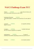 NAS 2 Challenge Exam TCC