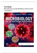 Test bank- Microbiology for the Healthcare Professional, 3rd Edition ( VanMeter ,2021), Chapter 1-25| All Chapters