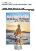 Test Bank: Essentials of Human Anatomy & Physiology, 12th Edition by Elaine N. Marieb - Chapters 1-16, 9780134395326 | Rationals Included