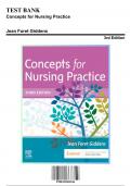 Test Bank for Concepts for Nursing Practice, 3rd Edition by Giddens, 9780323581936, Covering Chapters 1-57 | Includes Rationales