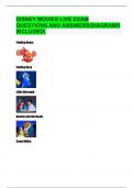 DISNEY MOVIES LIVE EXAM QUESTIONS AND ANSWERS(DIAGRAMS INCLUDED)
