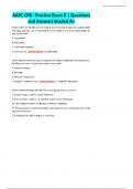 AAPC CPB - Practice Exam B | Questions and Answers Graded A+