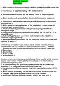 NUR202 Maternal Newborn Nursing Exam 1 updated. (Due 31 August 2024)