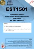 EST1501 Assignment 2 (COMPLETE ANSWERS) 2024 - DUE 31 May 2024
