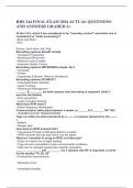 IDIS 344 FINAL EXAM 2024 ACTUAL QUESTIONS AND ANSWERS GRADED A+