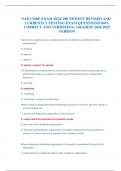 NAB CORE EXAM 2024/ 200 NEWEST REVISED AND CURRENTLY TESTING EXAM QUESTIONS/100% CORRECT AND VERIFIED/A+ GRADED/ 2024-2025 VERSION