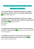 ATI Pharmacology Proctored Retake 4 Exam questions verified with 100% correct answers