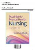 Comprehensive Test Bank for Psychiatric Mental Health Nursing, 9th Edition by Videbeck, 9781975184773, Encompassing Chapters 1 to 24 | Rationals Provided