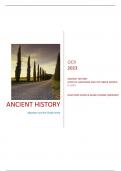 OCR 2023 ANCIENT HISTORY H407/13: MACEDON AND THE GREEK WORLD A LEVEL QUESTION PAPER & MARK SCHEME (MERGED