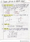 Physics chapter ( MAGNETIC FIELD DUE TO ELECTRIC CURRENT  ) hand written notes