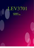 LEV3701 Assignment 1 Semester 2 2024
