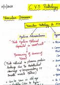 Pathology handwritten notes University exam 