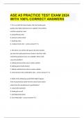  ASE A5 PRACTICE TEST EXAM 2024 WITH 100% CORRECT ANSWERS