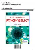 Test Bank: Davis Advantage for Pathophysiology, 2nd Edition by Capriotti - Chapters 1-46, 9780803694118 | Rationals Included