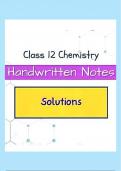 Class notes  solutions 