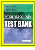 Test Bank - Pharmacology: A Patient-Centered Nursing Process Approach (9th Edition, 2017)  PHARMACOLOGY 9TH EDITION MCCUISTION TEST BANK COMPLETE CHAPTERS 1-55