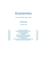 Summary Economics