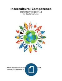 Summary reader Intercultural Competence