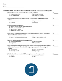 Accounting - 150 Practice Questions   Answers (BK1)