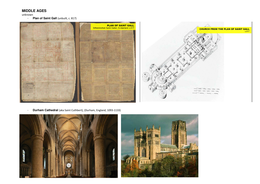 Pictures and names of some buildings for the history of European Architecture