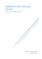 Samenvatting Sociaal Recht 2016-2017