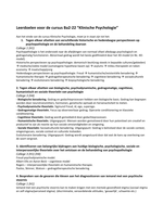 Elaborated learning objectives for Clinical Psychology University PSBA2-22