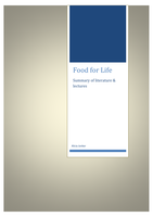 Food for life - lectures and cases