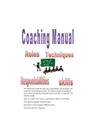 coaching manual including Roles Techniques Skills of a coach 