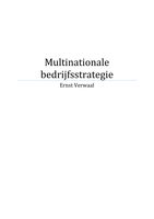 Samenvatting + notities Multinationale Bedrijfsstrategie