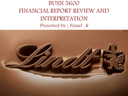Annual report; interpretation & Analysis PPP