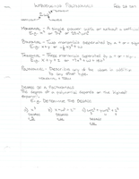 Polynomials and Equations package 
