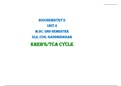 Kreb Cycle/ TCA Cycle