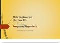 Web Engineering Image and Hyperlinks
