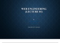 Web Engineering Introduction
