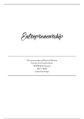 Entrepreneurship Resume 2017/2018