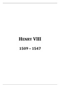 Henry VIII Revision Notes