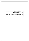 Seminar Diary 2018