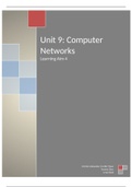 Unit 9 - Computer Networks LO4