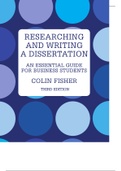 BOEK Researching and writing a dissertation: an essential guide for business students