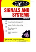Schaum's Outlines of Signals and Systems 