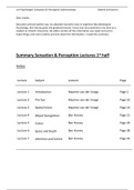 Sensation & Perception Exam Summary