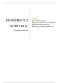 Kennistoets 2 Pathologie - verplichte literatuur